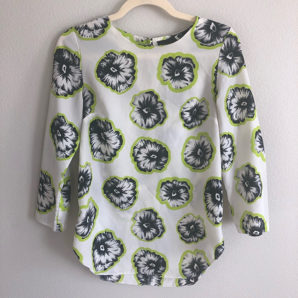 Topshop Womens Unique Floral spring Blouse